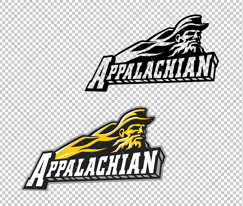 Appalachian State Mountaineers Alternate 1999, Svg, Dxf, Eps, Png - SvgShopArt