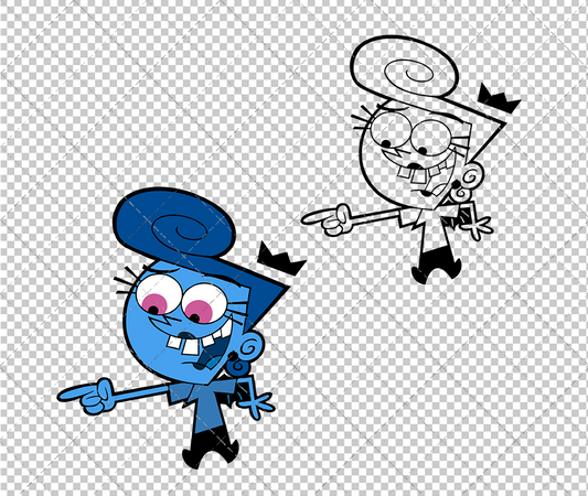 Anti-Wanda - The Fairly Odd Parents, Svg, Dxf, Eps, Png - SvgShopArt