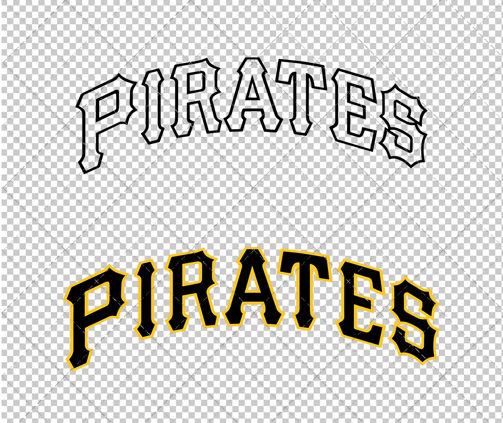 Pittsburgh Pirates Jersey 2001, Svg, Dxf, Eps, Png - SvgShopArt