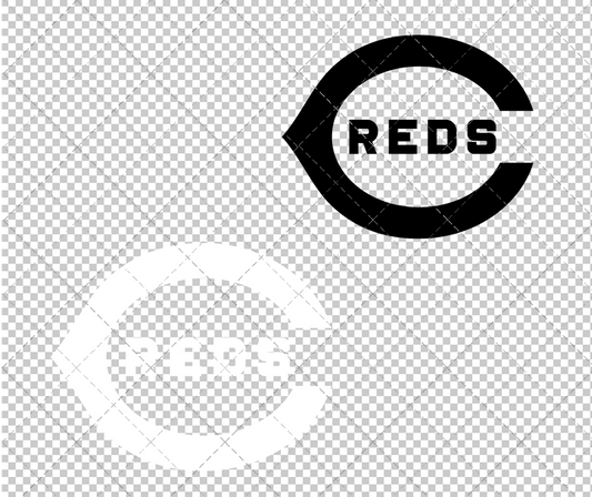 Cincinnati Reds Secondary 1914, Svg, Dxf, Eps, Png - SvgShopArt