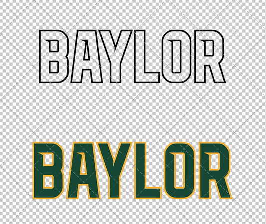 Baylor Bears Wordmark 2019 011, Svg, Dxf, Eps, Png - SvgShopArt