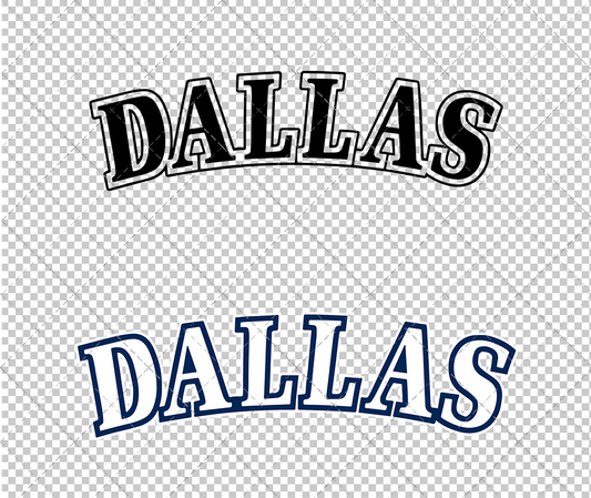 Dallas Mavericks Jersey 1993 002, Svg, Dxf, Eps, Png - SvgShopArt