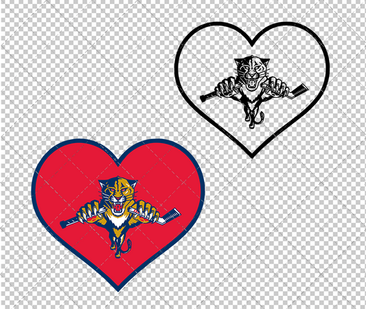 Florida Panthers Concept 1999 003, Svg, Dxf, Eps, Png - SvgShopArt