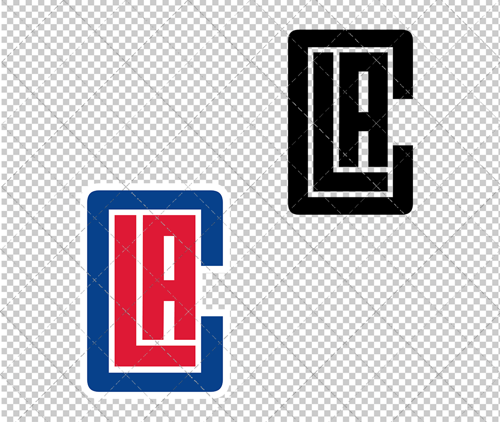 Los Angeles Clippers Alternate 2018 002, Svg, Dxf, Eps, Png - SvgShopArt