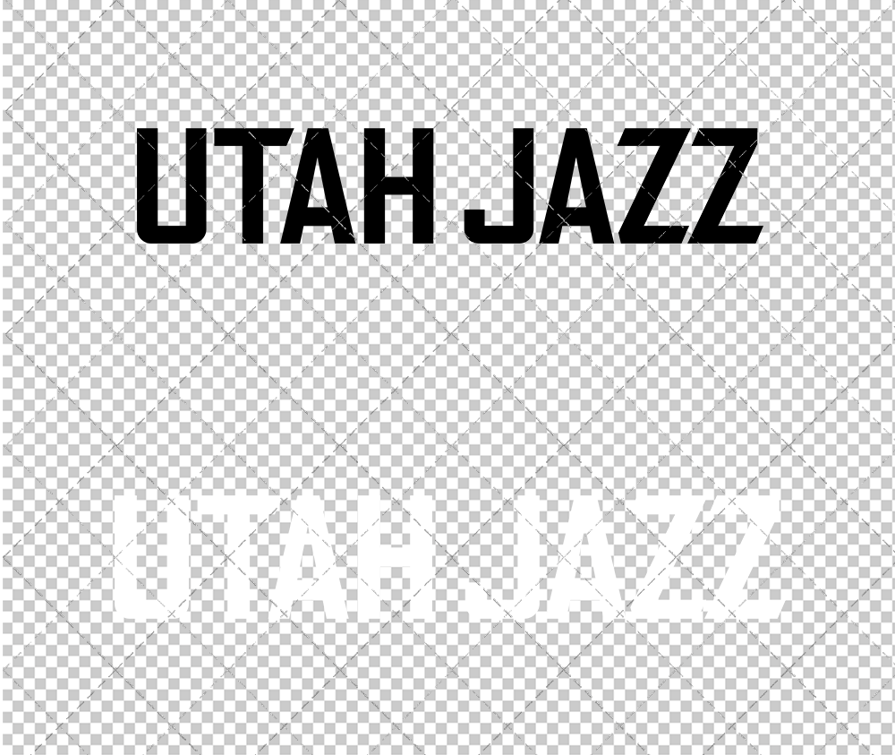 Utah Jazz Wordmark 2016 002, Svg, Dxf, Eps, Png - SvgShopArt