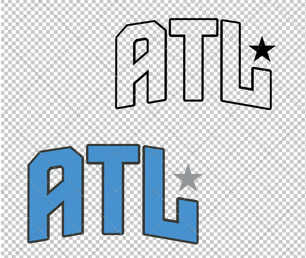 Atlanta Dream Alternate 2020 004, Svg, Dxf, Eps, Png - SvgShopArt