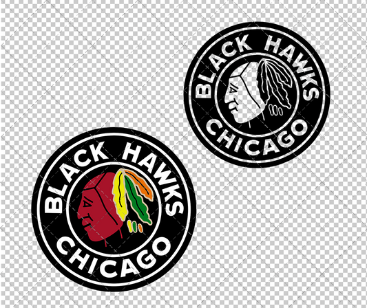 Chicago Blackhawks 1935, Svg, Dxf, Eps, Png - SvgShopArt