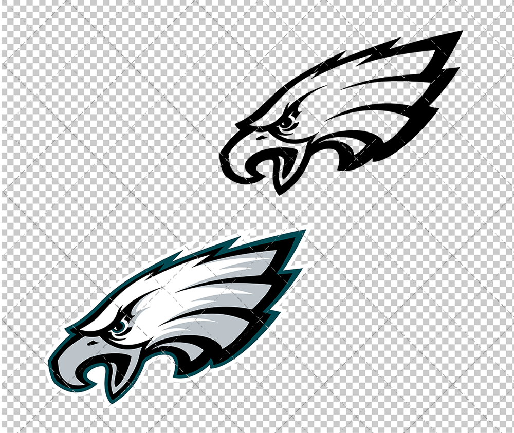 Philadelphia Eagles 1996, Svg, Dxf, Eps, Png - SvgShopArt