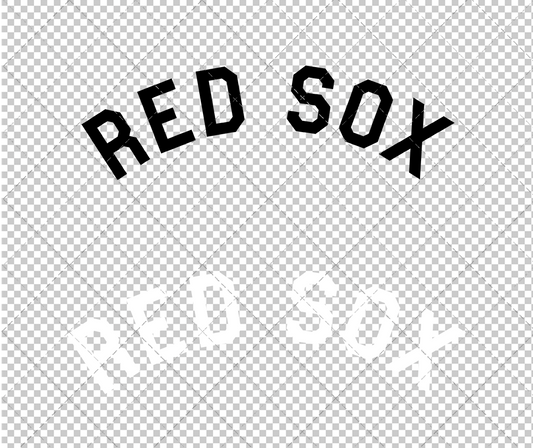 Boston Red Sox Secondary 1912, Svg, Dxf, Eps, Png - SvgShopArt