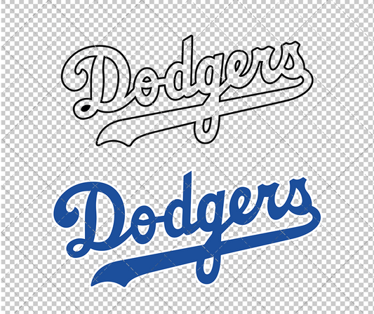 Los Angeles Dodgers Jersey 1971, Svg, Dxf, Eps, Png - SvgShopArt