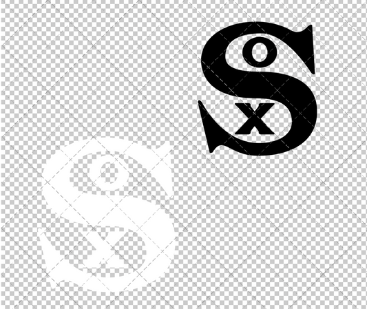 Chicago White Sox Secondary 1912, Svg, Dxf, Eps, Png - SvgShopArt