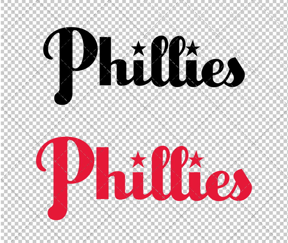 Philadelphia Phillies 1950, Svg, Dxf, Eps, Png - SvgShopArt