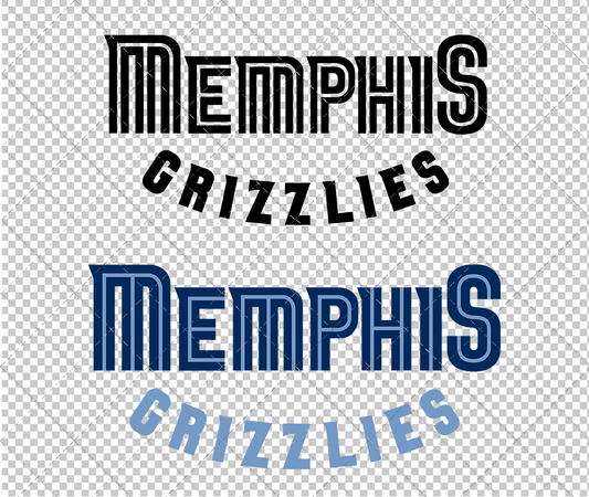 Memphis Grizzlies Wordmark 2004, Svg, Dxf, Eps, Png - SvgShopArt