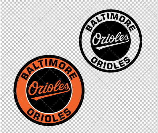 Baltimore Orioles Circle 2009, Svg, Dxf, Eps, Png - SvgShopArt