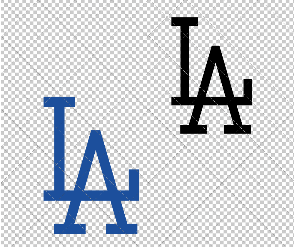 Los Angeles Dodgers Alternate 1958, Svg, Dxf, Eps, Png - SvgShopArt