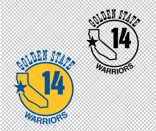 Golden State Warriors 1971, Svg, Dxf, Eps, Png - SvgShopArt