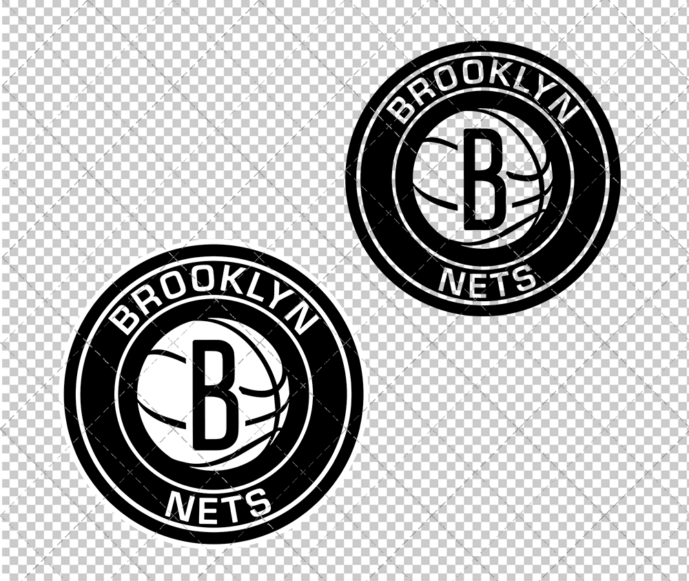 Brooklyn Nets Circle 2012, Svg, Dxf, Eps, Png - SvgShopArt