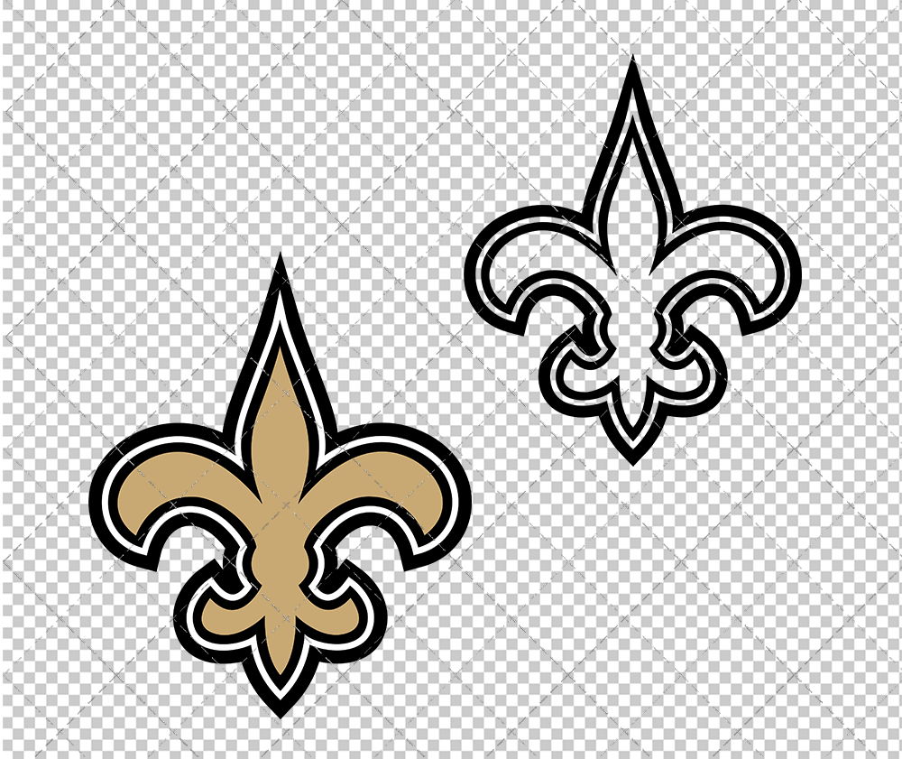 New Orleans Saints 2002, Svg, Dxf, Eps, Png - SvgShopArt