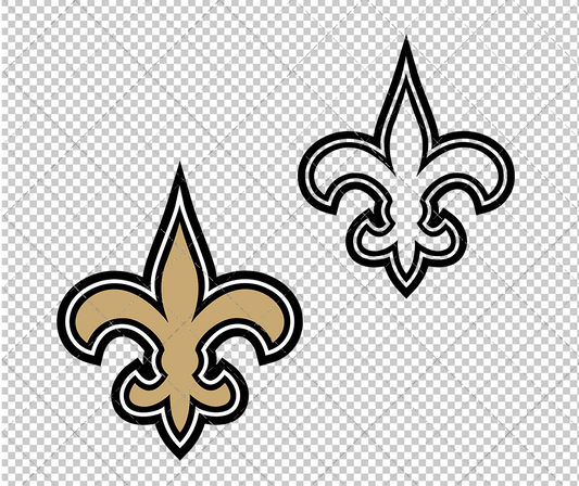 New Orleans Saints 2002, Svg, Dxf, Eps, Png - SvgShopArt