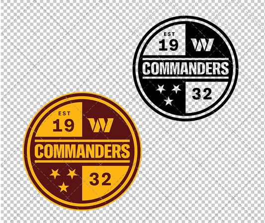 Washington Commanders Concept 2022 004, Svg, Dxf, Eps, Png - SvgShopArt