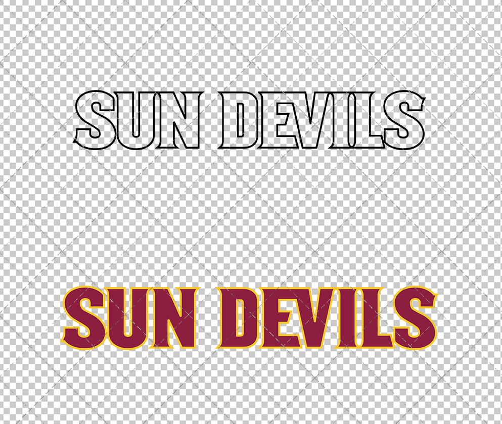 Arizona State Sun Devils Wordmark 2011 003, Svg, Dxf, Eps, Png - SvgShopArt