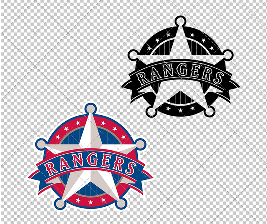 Texas Rangers Alternate 1994, Svg, Dxf, Eps, Png - SvgShopArt