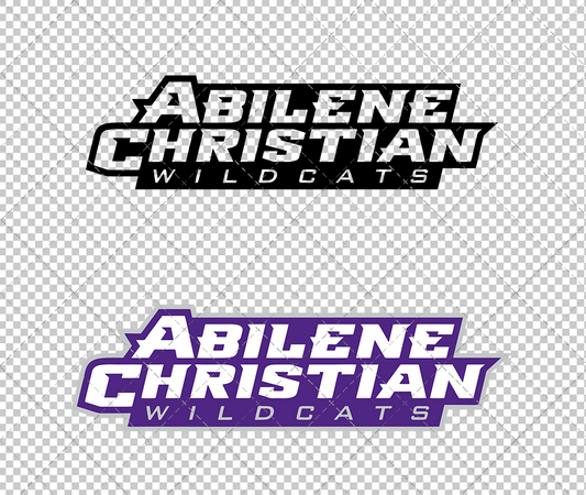 Abilene Christian Wildcats Wordmark 2013, Svg, Dxf, Eps, Png - SvgShopArt