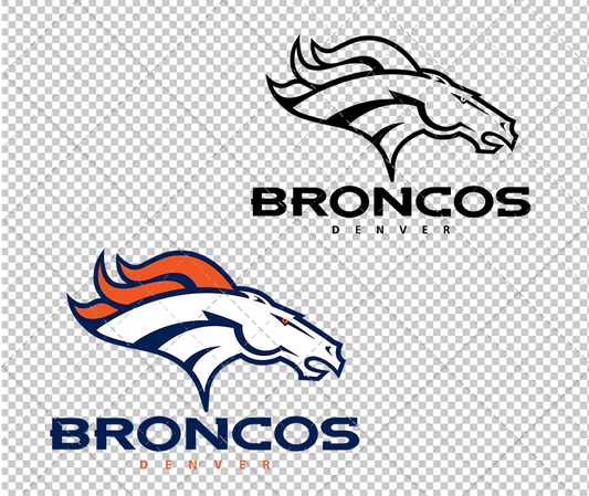 Denver Broncos Alternate 1997 002, Svg, Dxf, Eps, Png - SvgShopArt