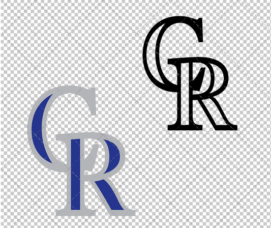 Colorado Rockies Cap 1993, Svg, Dxf, Eps, Png - SvgShopArt