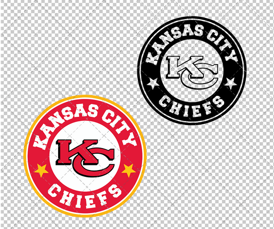 Kansas City Chiefs Circle 1972 003, Svg, Dxf, Eps, Png - SvgShopArt