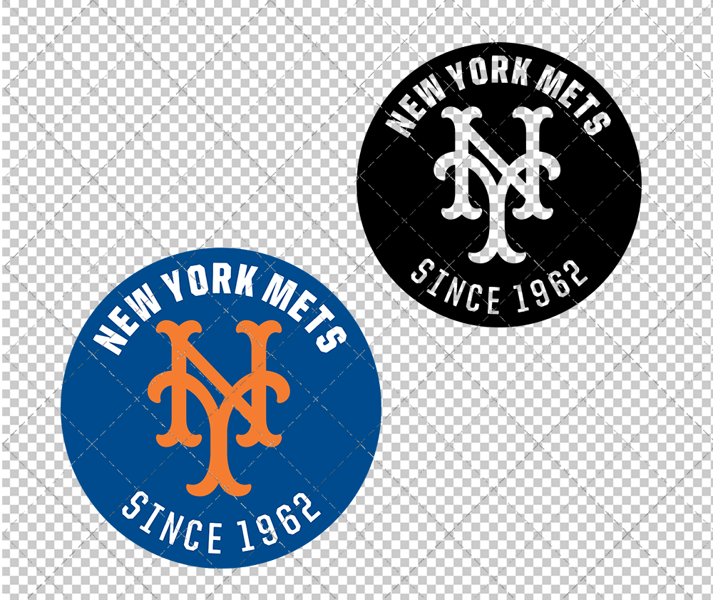 New York Mets Circle 1993, Svg, Dxf, Eps, Png - SvgShopArt