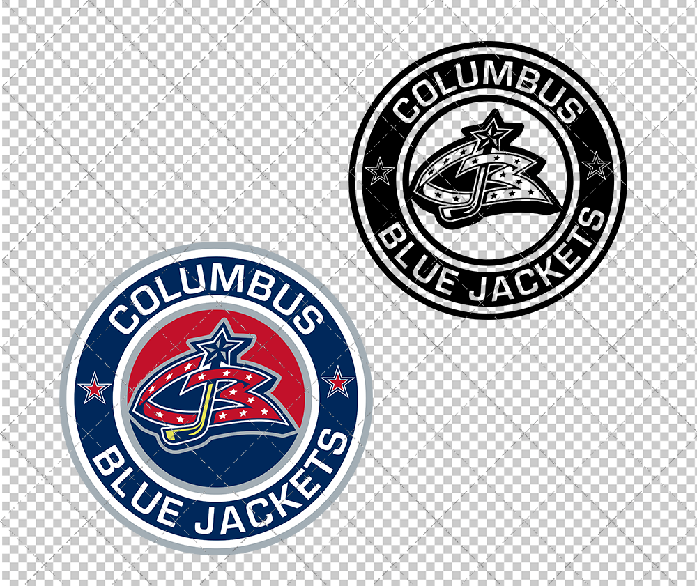 Columbus Blue Jackets Circle 2000, Svg, Dxf, Eps, Png - SvgShopArt