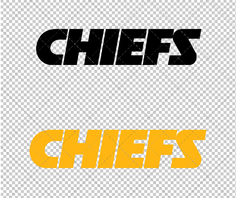 Kansas City Chiefs Wordmark 1981 002, Svg, Dxf, Eps, Png - SvgShopArt