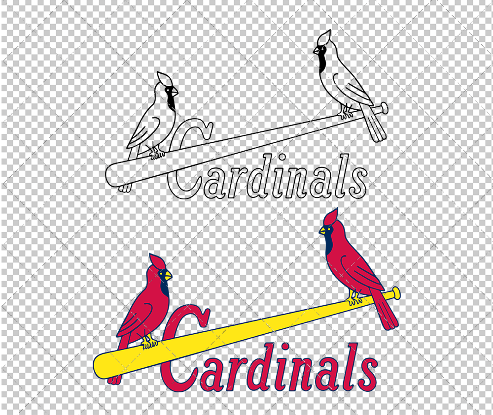 St. Louis Cardinals Jersey 1951, Svg, Dxf, Eps, Png - SvgShopArt