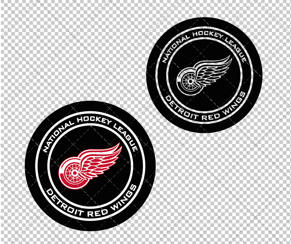 Detroit Red Wings Circle 1948 003, Svg, Dxf, Eps, Png - SvgShopArt