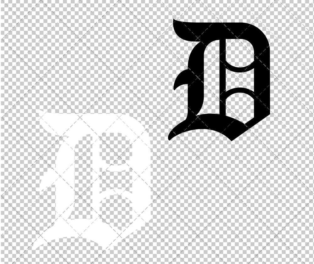 Detroit Tigers Cap 1934, Svg, Dxf, Eps, Png - SvgShopArt