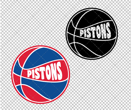 Detroit Pistons Concept 2017 003, Svg, Dxf, Eps, Png - SvgShopArt