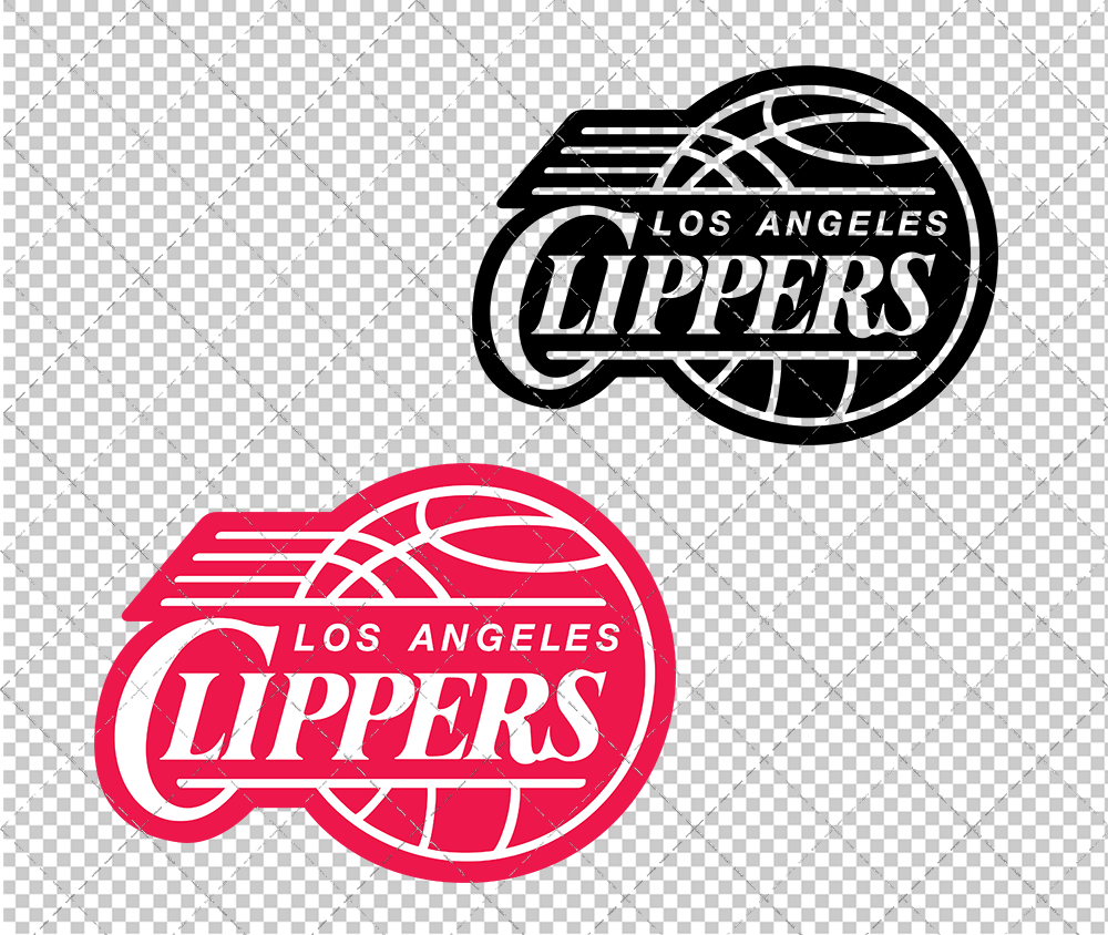 Los Angeles Clippers Concept 1984 002, Svg, Dxf, Eps, Png - SvgShopArt