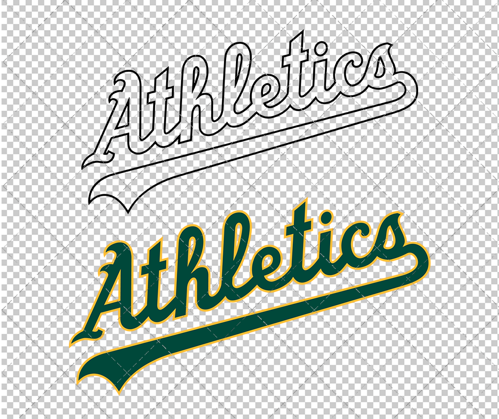 Oakland Athletics Jersey 1993, Svg, Dxf, Eps, Png - SvgShopArt