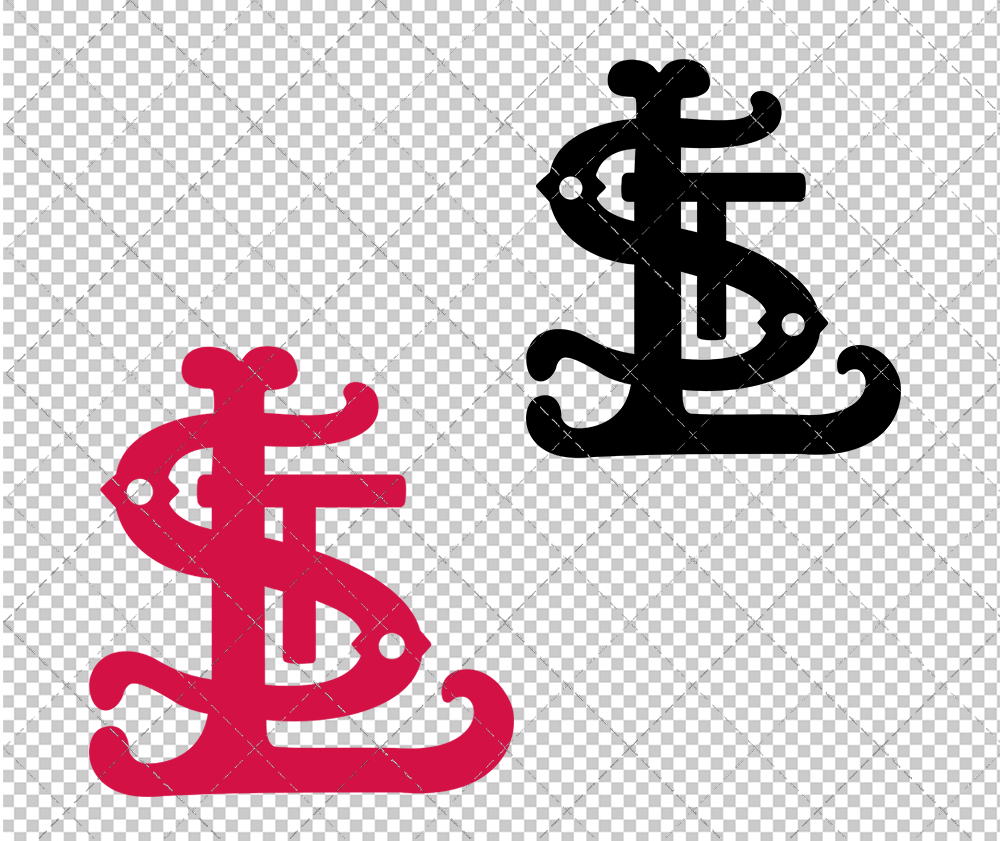 St. Louis Cardinals 1909, Svg, Dxf, Eps, Png - SvgShopArt