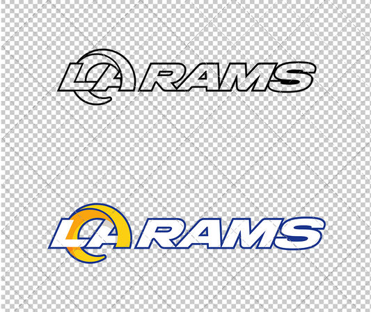 Los Angeles Rams Wordmark 2020 005, Svg, Dxf, Eps, Png - SvgShopArt