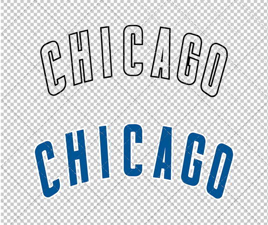 Chicago Cubs Jersey 1997, Svg, Dxf, Eps, Png - SvgShopArt