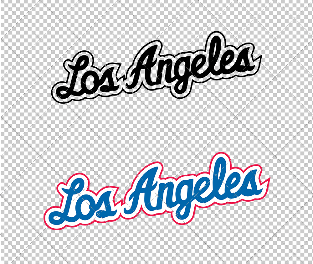 Los Angeles Clippers Jersey 1987, Svg, Dxf, Eps, Png - SvgShopArt