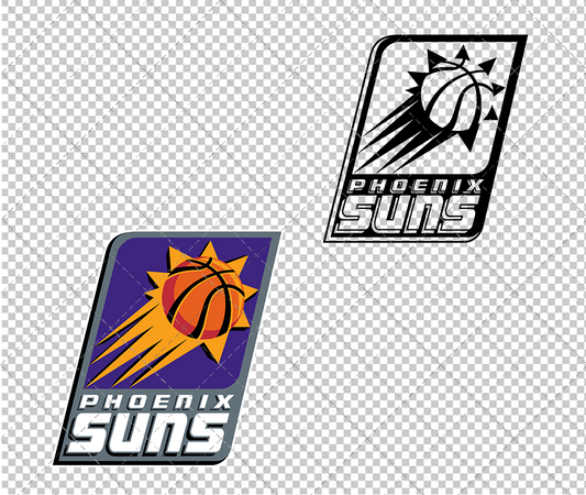 Phoenix Suns 2000, Svg, Dxf, Eps, Png - SvgShopArt