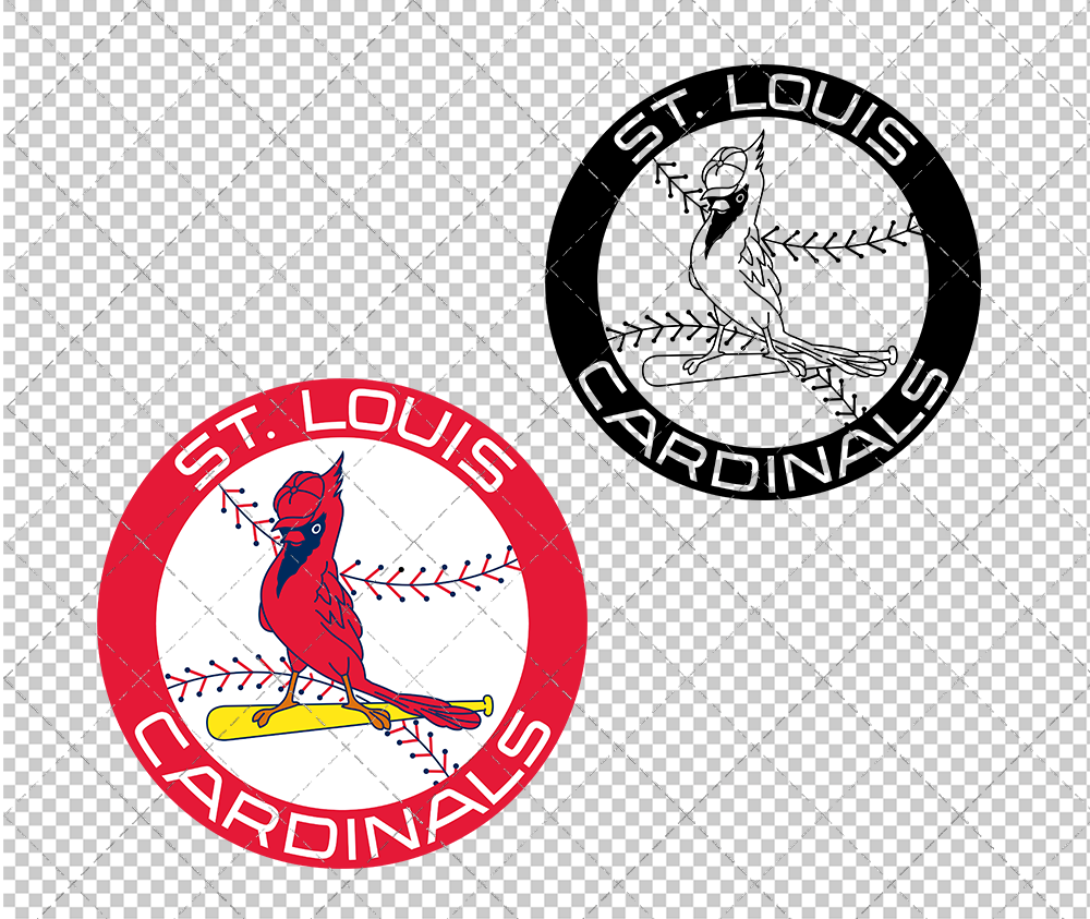 St. Louis Cardinals 1966, Svg, Dxf, Eps, Png - SvgShopArt