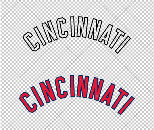 Cincinnati Reds Jersey 1961, Svg, Dxf, Eps, Png - SvgShopArt