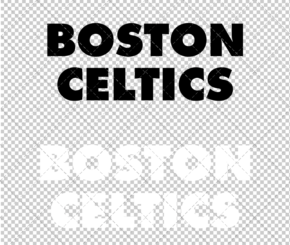 Boston Celtics Wordmark 1998 002, Svg, Dxf, Eps, Png - SvgShopArt