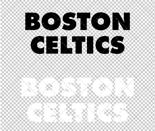 Boston Celtics Wordmark 1998 002, Svg, Dxf, Eps, Png - SvgShopArt