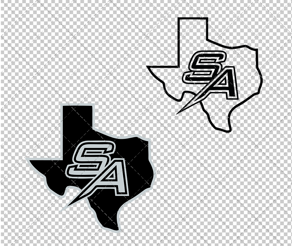 San Antonio Spurs Concept 2017 009, Svg, Dxf, Eps, Png - SvgShopArt