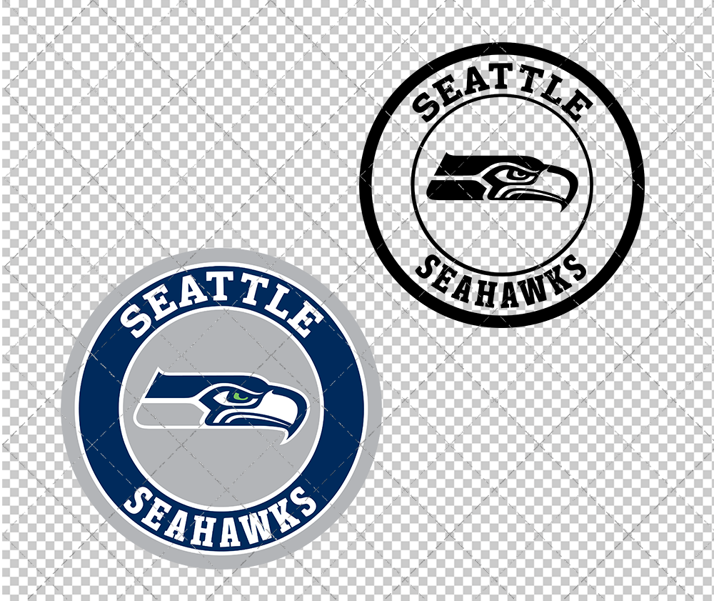 Seattle Seahawks Circle 2012, Svg, Dxf, Eps, Png - SvgShopArt